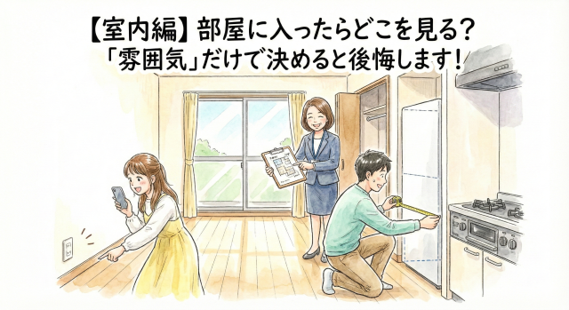 【室内編】部屋に入ったらどこを見る？「雰囲気」だけで決めると後悔します