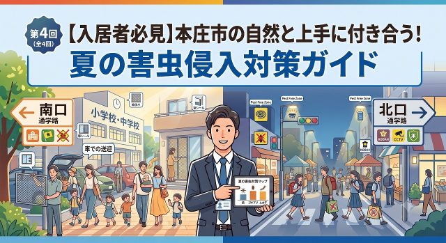 第4回(全4回):【入居者必見】本庄市の自然と上手に付き合う!夏の害虫侵入対策ガイド